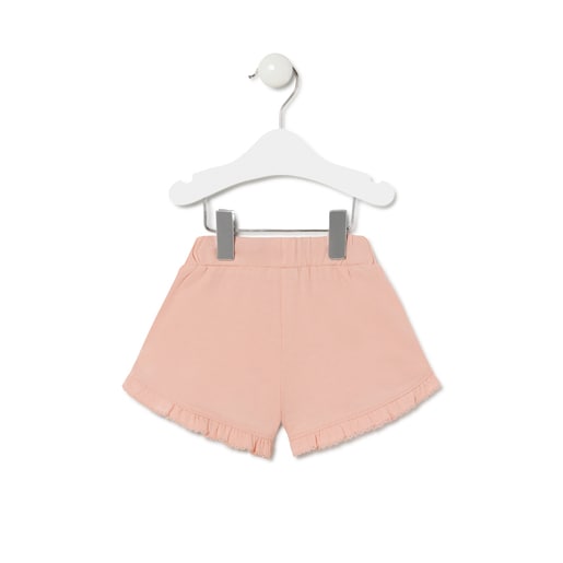 Shorts desportivos de menina Casual Rosa