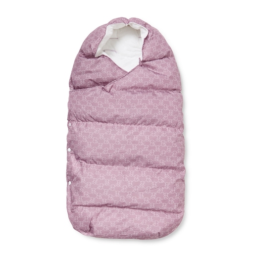 Footmuff for pushchair in Tec Icon pink