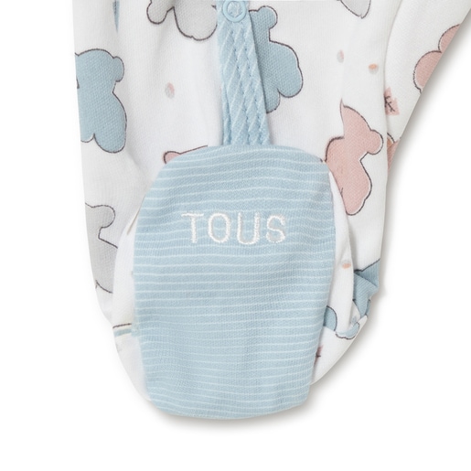 Baby playsuit in Colors blue