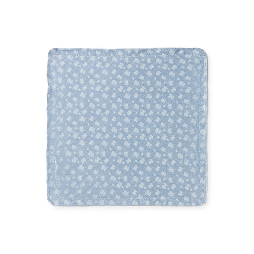 Soft-pile baby blanket in Illusion blue | TOUS