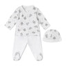 Conjunto de bebé de recién nacido Pic blanco