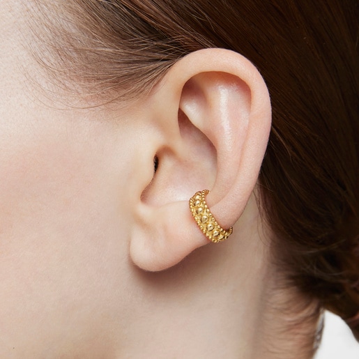 Triple Earcuff with 18kt gold plating over silver Gloss