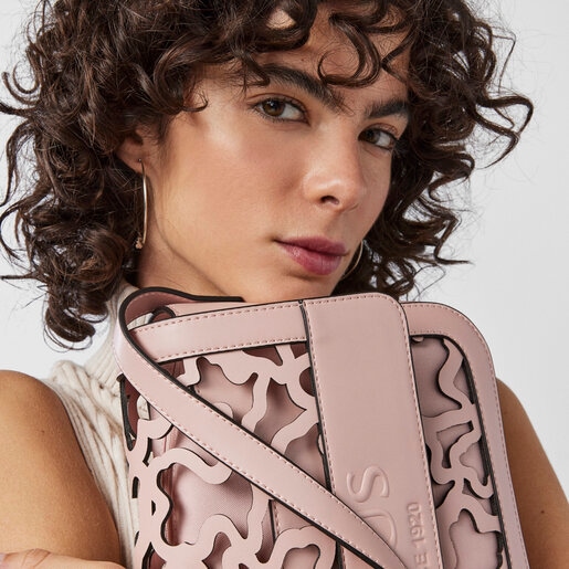 Розовая сумка-кроссбоди Amaya Kaos Shock