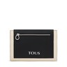 Medium beige and black leather TOUS Empire Wallet