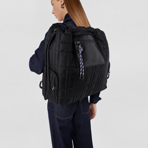 תיק גב TOUS Empire Padded בגודל גדול במיוחד בצבע שחור