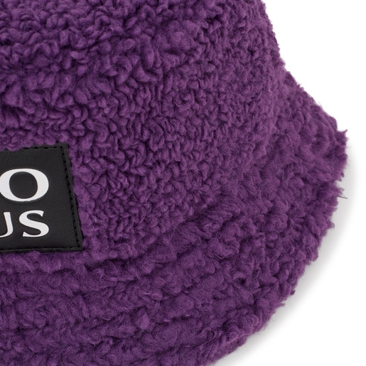 Purple TOUS Pop Warm Bucket hat