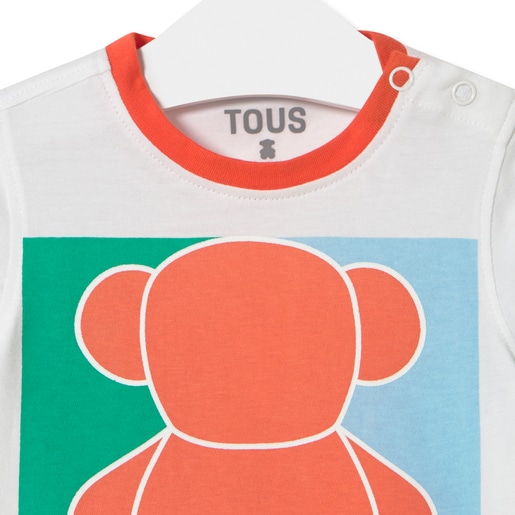 Bold Bear t-shirt in Casual white