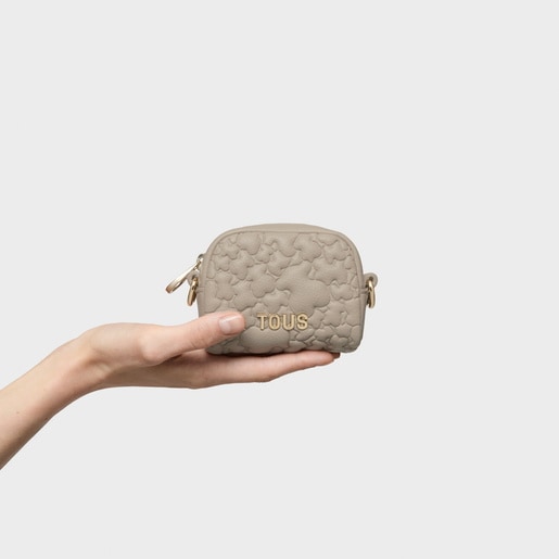 Taupe Change purse TOUS Puffy Bear