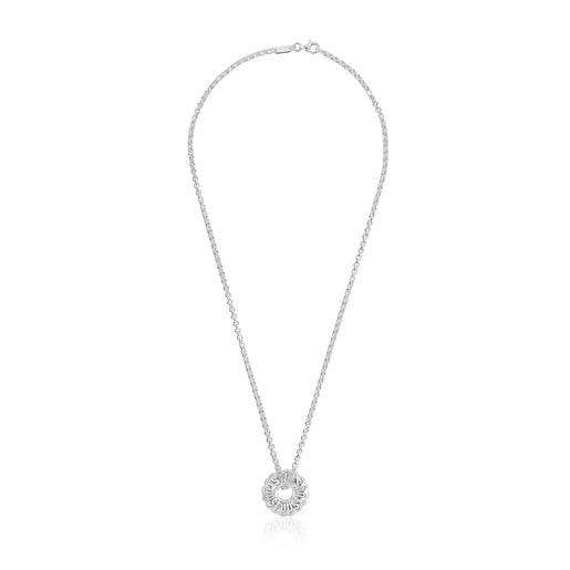 Short silver necklace Miranda