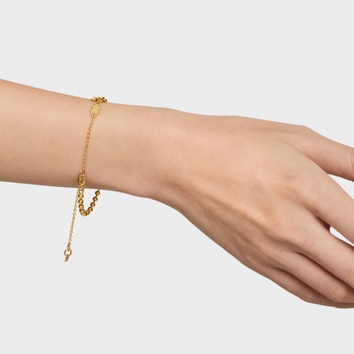 وصلة إطالة عِقد TOUS Basics من فيرميل الفضة