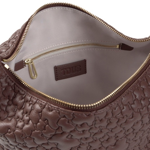 Medium brown Shoulder bag TOUS Puffy Bear