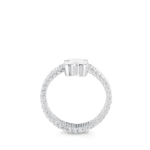 Silver Ring 0,5cm. TOUS Mesh | TOUS