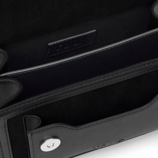 حقيبة صغيرة بحزام يلتف حول الجسم باللون الأسود من تشكيلة TOUS Audree Strass