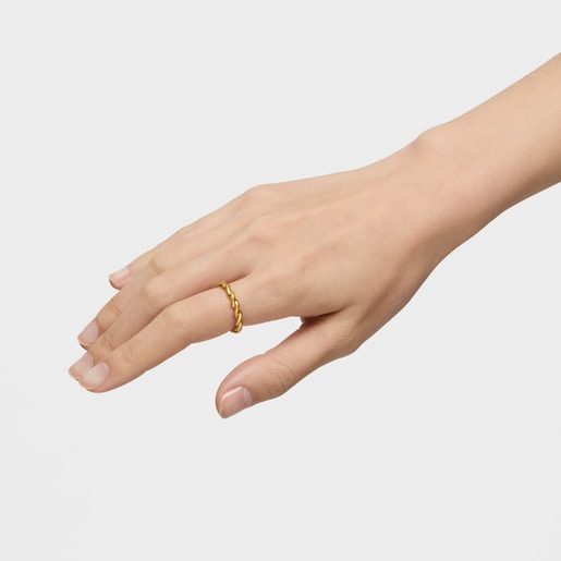 Gold Twisted Ring