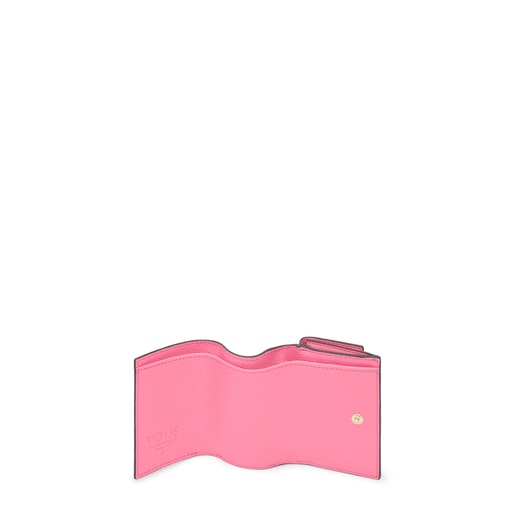 Monedero Flap pequeño rosa TOUS Funny
