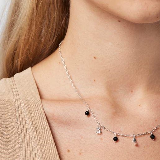 Серебряное колье Magic Nature со шпинелями