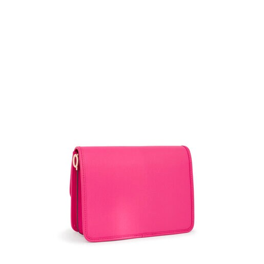 Medium fuchsia-colored TOUS La Rue Audree Crossbody bag | TOUS