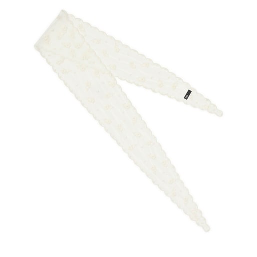 وشاح مطرز باللون البيج من التشكيلة TOUS Daisy