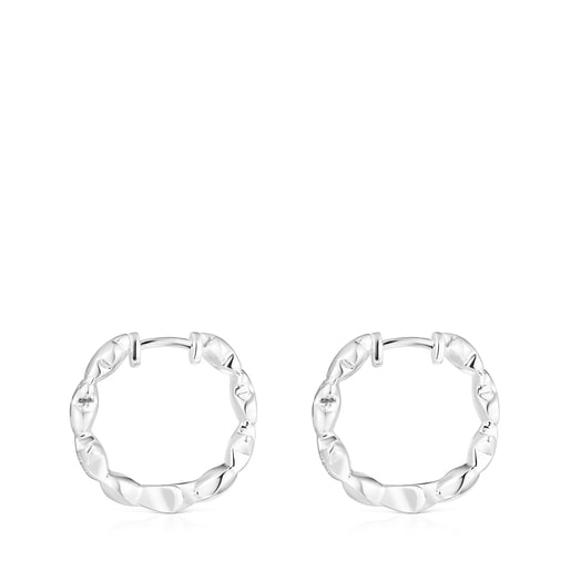 Silver Mini Icons Earrings | TOUS
