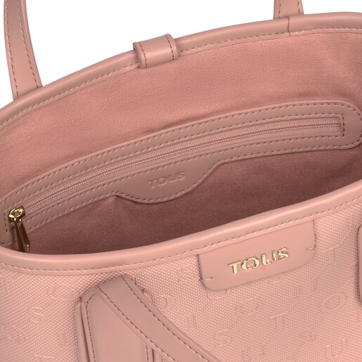 Small pink Script Day tote bag