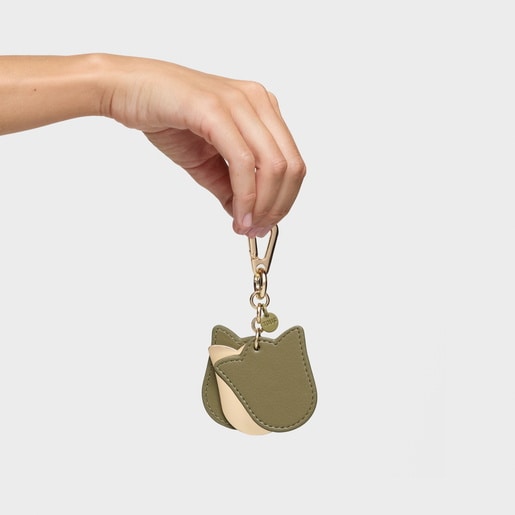 حلقة مفاتيح باللون الأخضر الزيتوني من التشكيلة Triple Tulip