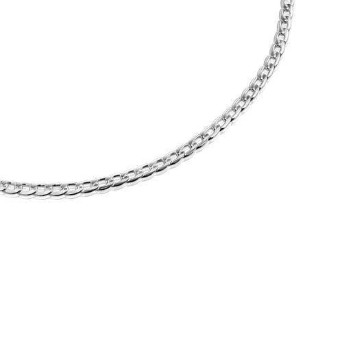Silver curb-chain Choker TOUS Chain | TOUS