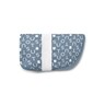 Bear-shaped travel changing mat in Soft navy blue