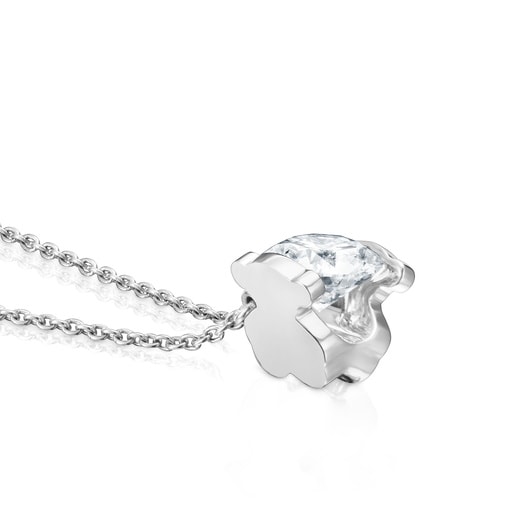 Gargantilla de platino con diamante talla brillante creado en laboratorio 0,70 ct Sweet Diamonds LGD