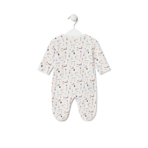 Babygrow de bebé Geome cor única