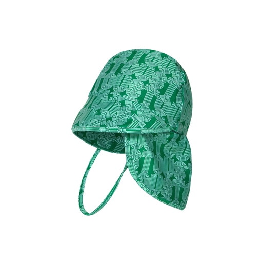 Beach hat in Line green