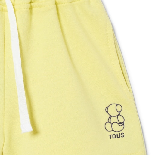 Baby boys Bermudas in Classic yellow