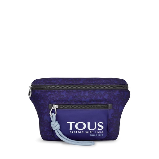 Purple-colored nylon Kaos Mini Evolution waist bag | TOUS