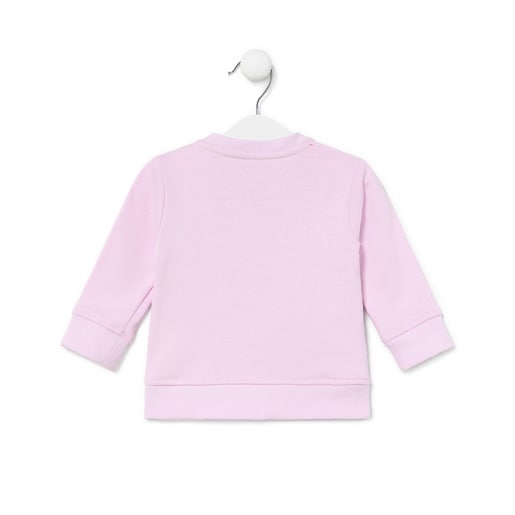 Casual sweatshirt in pink