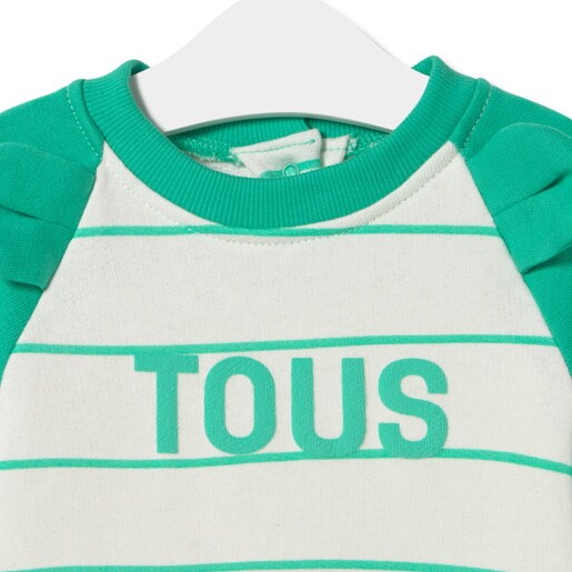 Pelele de bebé Vibrant verde