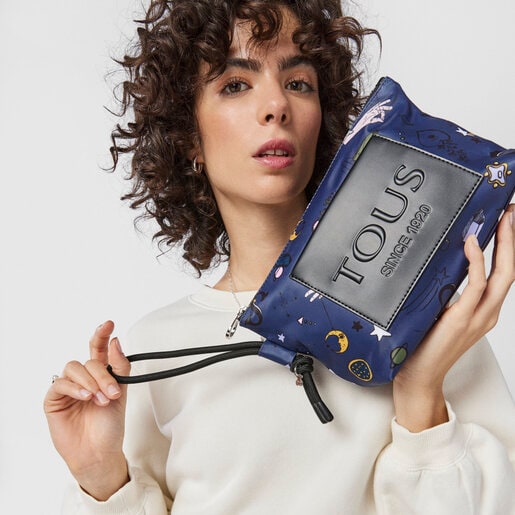 Large blue TOUS Magic Toiletry bag