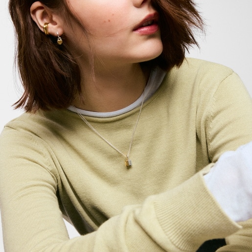 Pack of two two-tone heart motif Necklaces TOUS Unlock