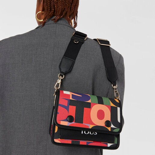 Small black TOUS Mimic Audree Crossbody Bag