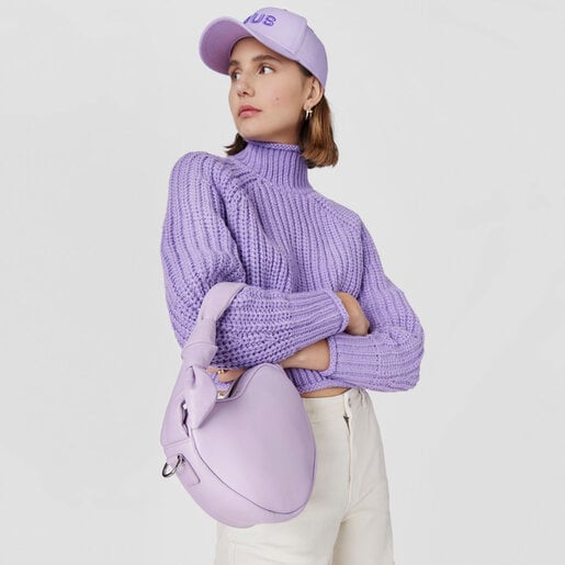 תיק צד לב TOUS Carol סגול בהיר