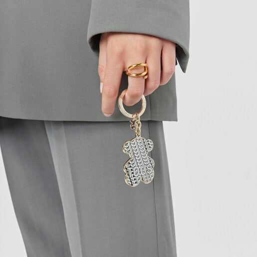 Llavero oso negro y blanco TOUS Vera