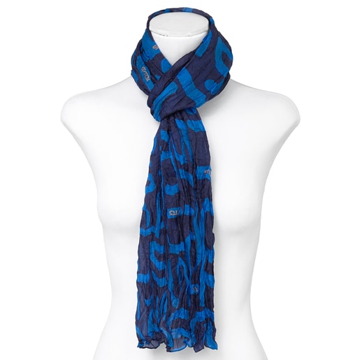 Fulard Doromy Prisat blau
