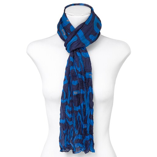 Foulard Doromy Plis Azul