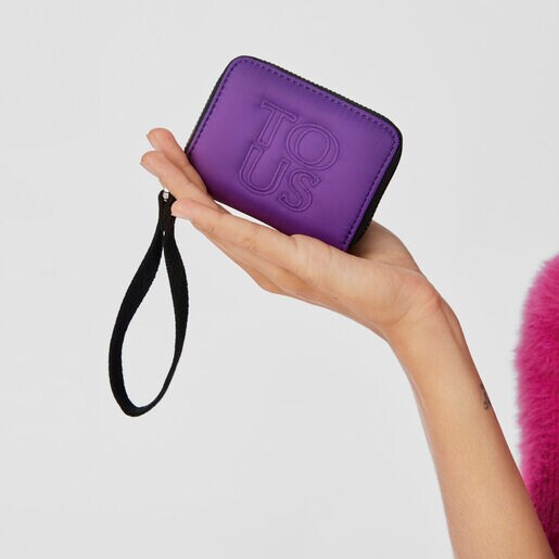 ライラックカラーのコインパース TOUS Balloon Soft