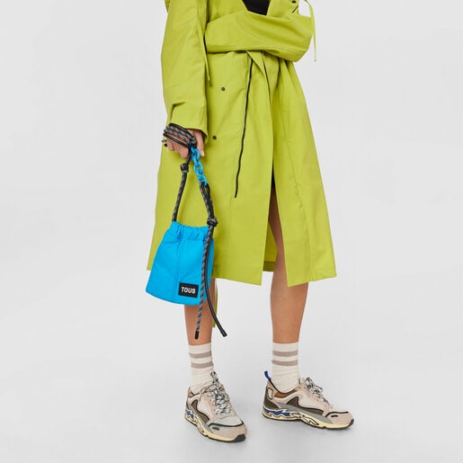 Mini bolso azul TOUS Cloud Soft