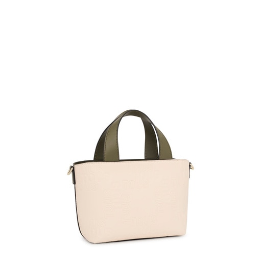 Small beige and khaki Tote bag TOUS Nanda