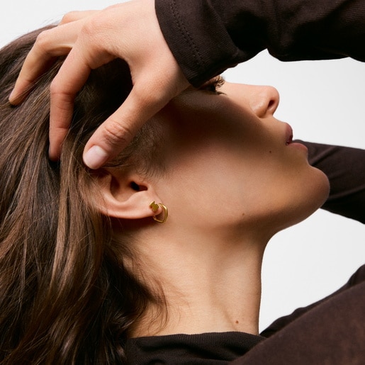 Aretes oso de oro 6 mm Sweet Dolls