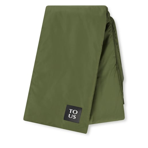 Bufanda con capucha caqui TOUS Balloon Padded