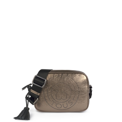 Small leather gun Leissa crossbody bag