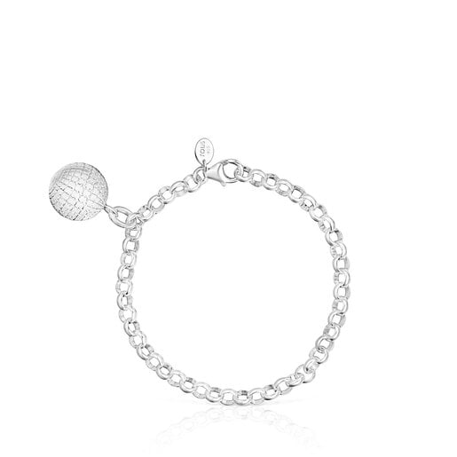 Bracciale in argento con palline da discoteca St. Tropez