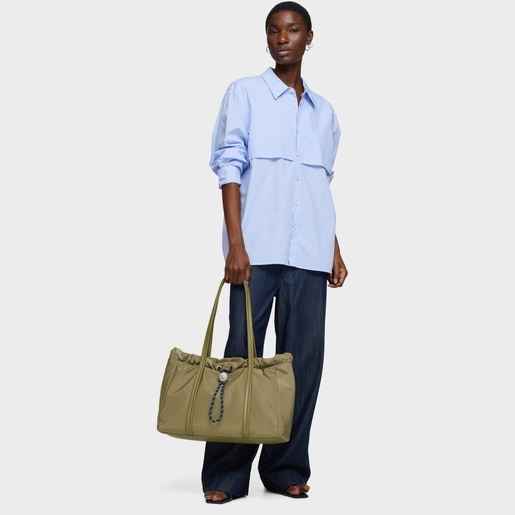 Capazo verde oliva Empire Soft