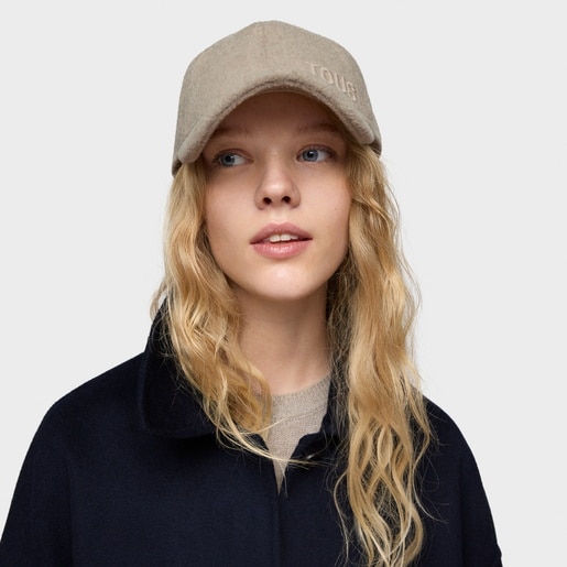 Taupe Cap TOUS Embroidered